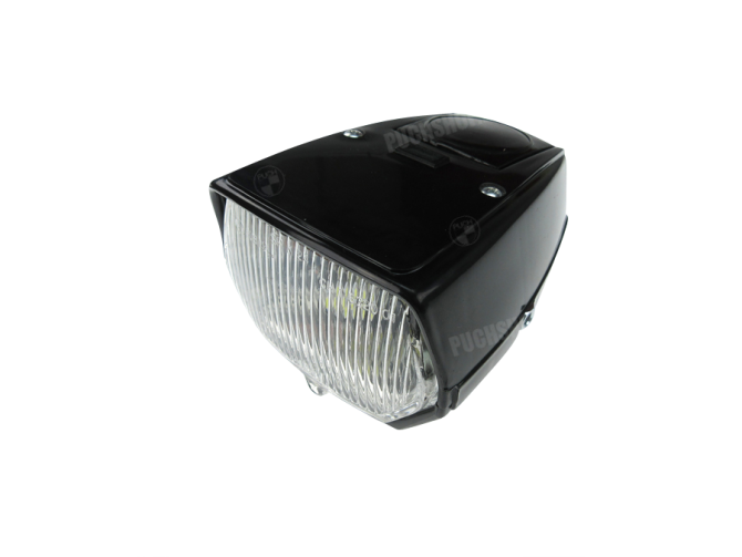 Headlight square 115mm black LED 6V main