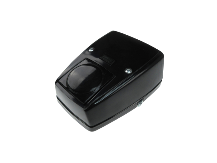 Headlight square 115mm black LED 6V