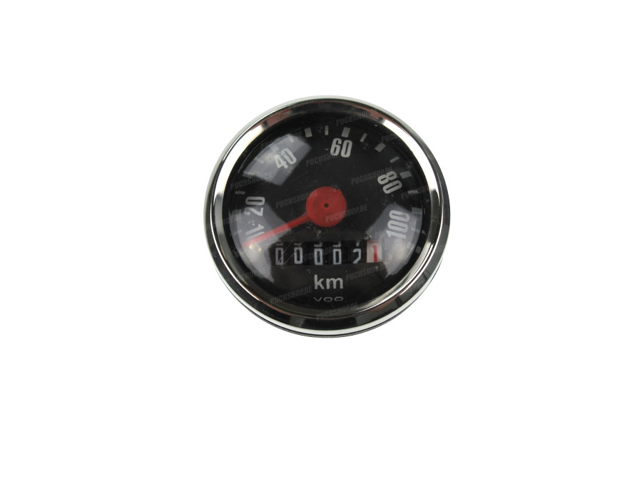Speedometer kilometer 48mm 100 km/h black universal product