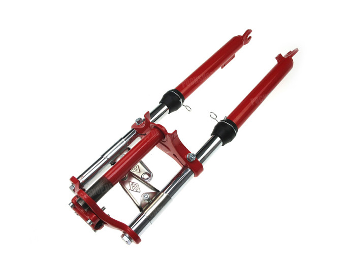 Front fork Puch Maxi EBR short 56cm red