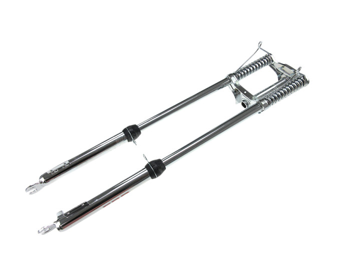Voorvork Puch Maxi EBR lang 83cm chopper model chroom veren