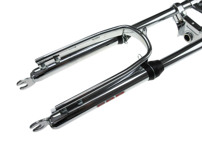 Front fork Puch Maxi EBR long 65cm heavy version chrome with stabi product