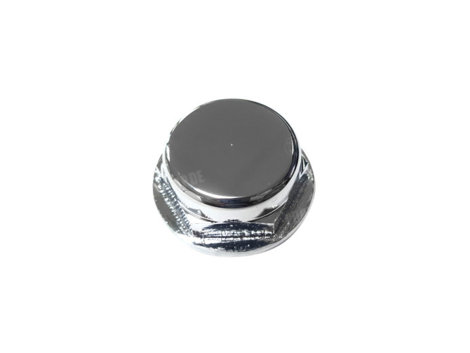 Headset tube locking nut 26mm chrome for Puch universal main