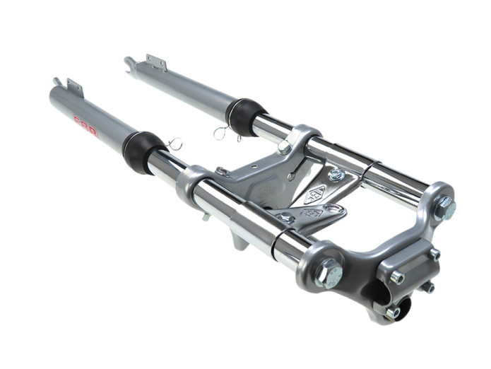 Front fork Puch Maxi EBR short 56cm silver