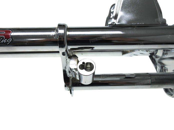 Front fork Puch Maxi EBR ori new steering lock mount chrome