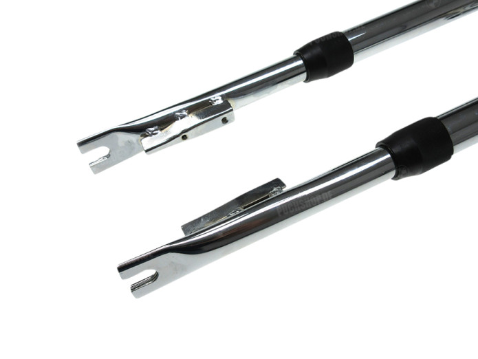 Front fork Puch Maxi EBR ori new steering lock mount chrome