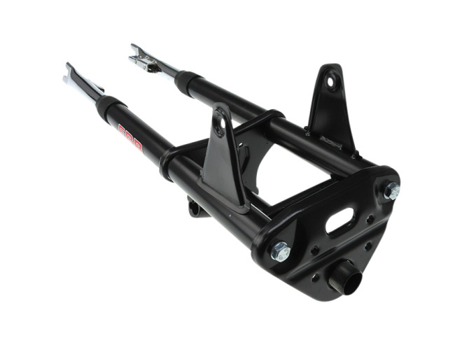 Front fork Puch Maxi EBR as original old model with steering lock mount black product