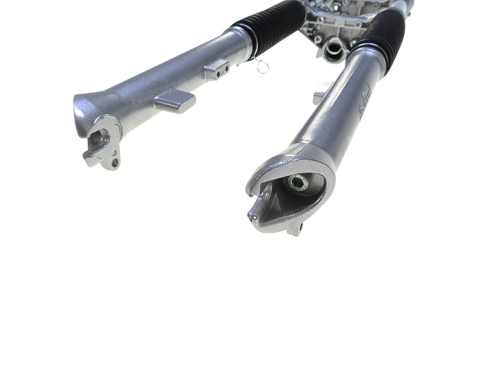 Voorvork Puch Maxi EBR lang 68cm Luxe zilver