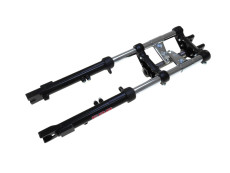 Front fork Puch Maxi EBR short 62cm hydraulic with brake caliper mount black