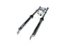 Front fork Puch Maxi EBR long 65cm with brake caliper chrome