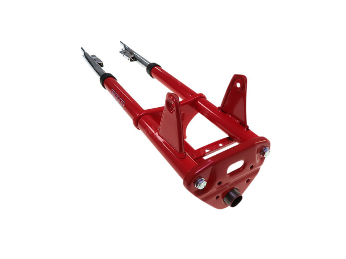 Voorvork Puch Maxi EBR als origineel oud model rood
