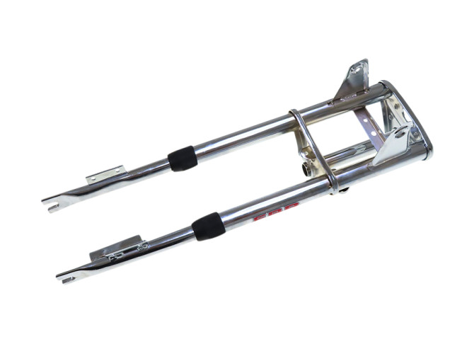 Voorvork Puch Maxi EBR nieuw stuurslot bevestiging chroom product