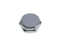 Headset tube locking nut 26mm chrome luxe