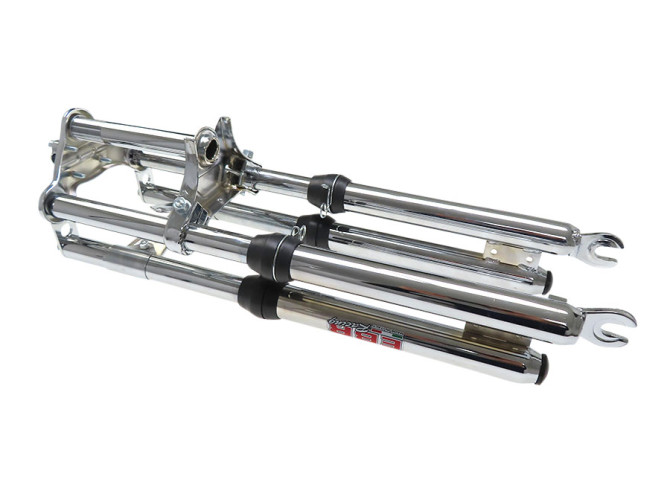 Front fork Puch Maxi EBR long 65cm double stem chrome product