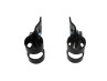 Headlight bracket 28mm set universal black thumb extra