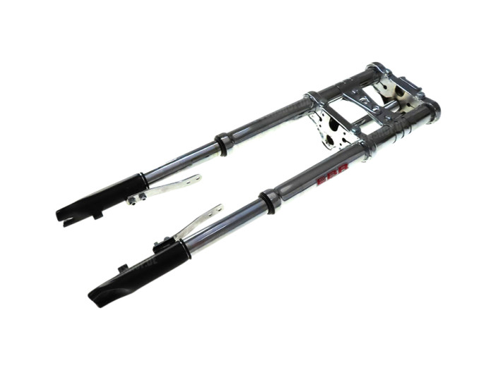 Voorvork Puch Maxi EBR lang 69cm chroom upside down-look