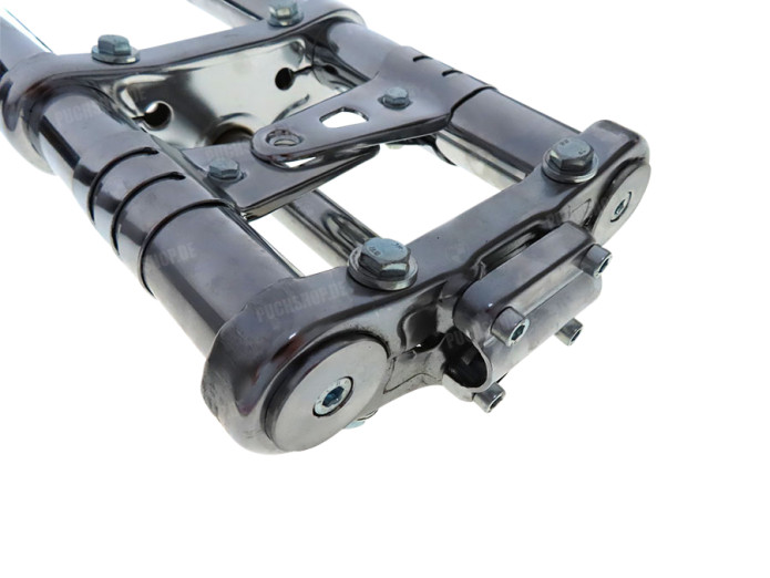 Voorvork Puch Maxi EBR lang 69cm chroom upside down-look
