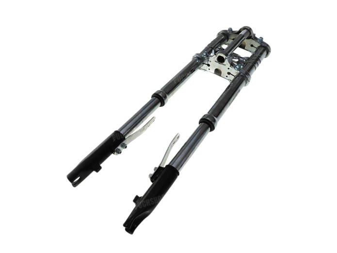 Voorvork Puch Maxi EBR lang 69cm chroom upside down-look