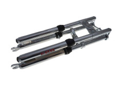 Front fork Puch Maxi EBR short 56cm double stem chrome