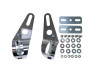 Headlight bracket 35-50mm set universal chrome thumb extra