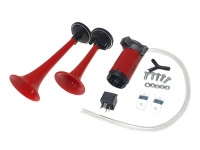 Horn 12V air horn 2-tones with relais universal