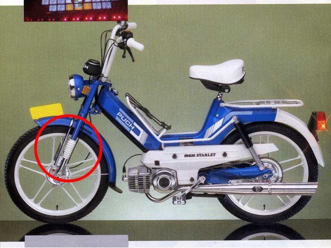 Front fork harmonika dust rubber set 100mm origial Maxi product