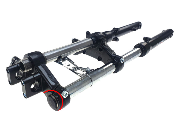 Front fork EBR inner tube cover cap