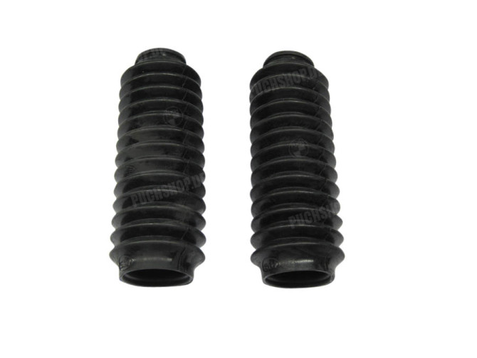 Voorvork harmonika stof rubber set Puch Monza main