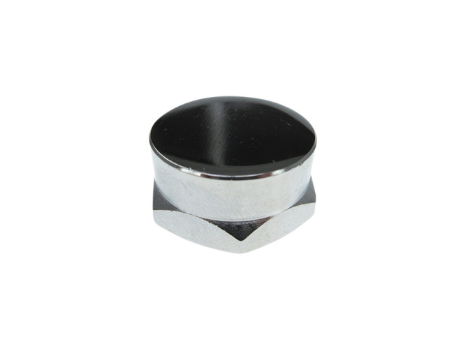 Headset tube locking nut 26mm chrome 16mm high product