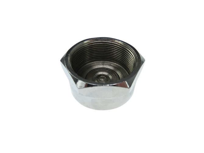 Balhoofdmoer 26mm chroom 16mm hoog product