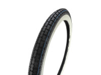 19 inch 2.50x19 Kenda K252 tire white wall with street profile!