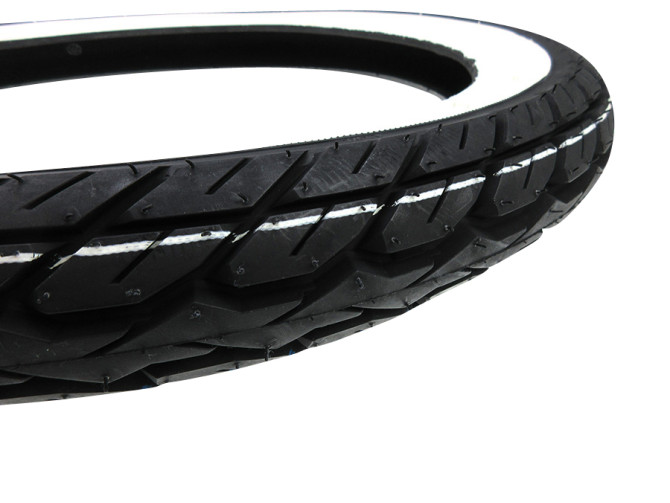 17 inch 2.75x17 Kenda K418 tire semi slick white wall  product