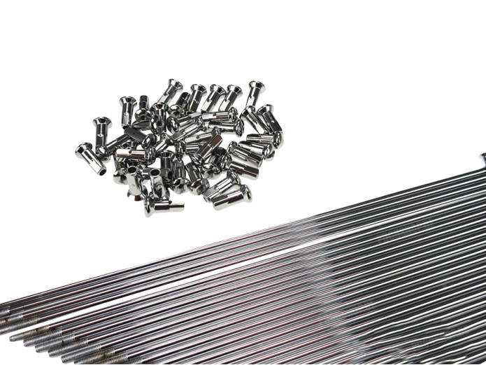 Spokes Puch Maxi 190mm for 17 inch chrome 