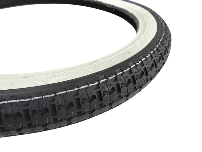 16 inch 2.25x16 Kenda K252 band white wall straatprofiel