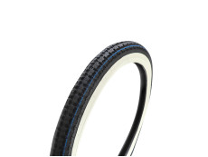 17 inch 2.25x17 Kenda K252 tire white wall with street profile!