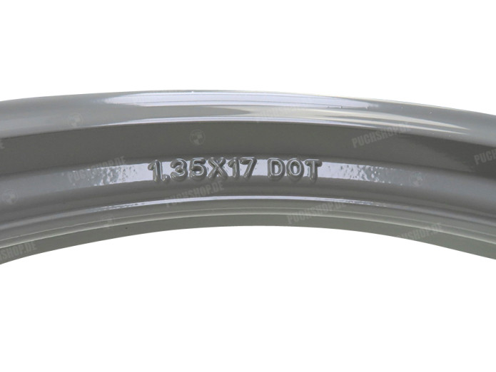 17 inch Grimeca 5 star wheel 17x1.35 Puch Maxi / X30 / X50 primer grey