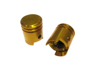 Valve Caps Set Piston gold