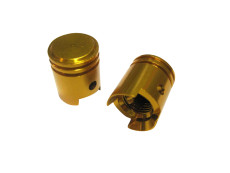 Valve Caps Set Piston gold