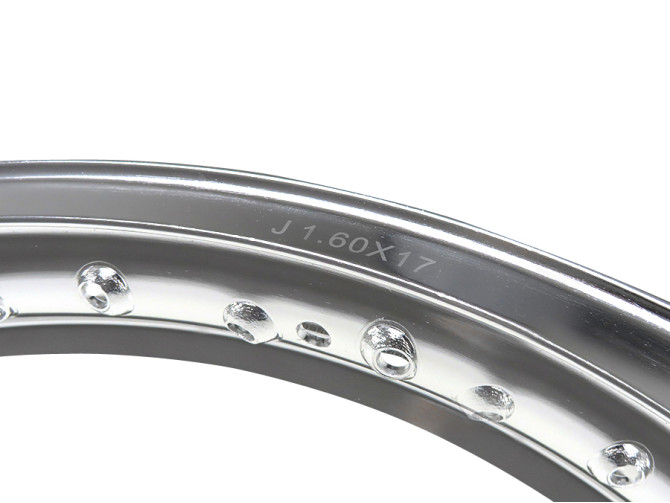 17 inch velg 17x1.60 spaakwiel aluminium racevelg met opstaande rand product