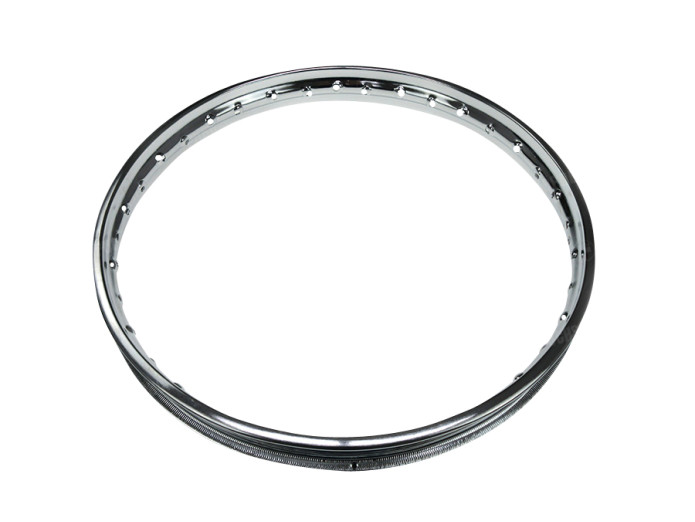 18 inch velg 1.40x18 spaakwiel chroom universeel