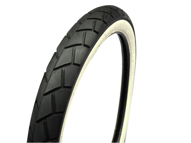 17 inch 2.50x17 Sava / Mitas MC11 tire semi slick white wall product