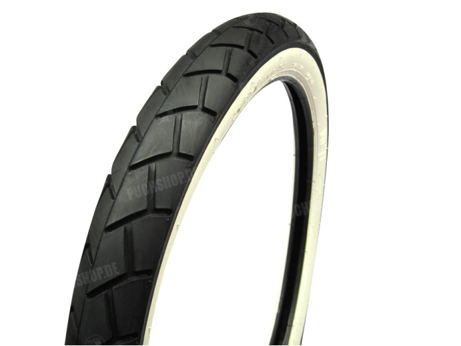 17 inch 2.25x17 Sava / Mitas MC11 tire semi slick white wall main