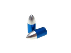 Ventieldoppen set Bullit blauw universeel