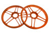 17" Grimeca 5 star wheel 17x1.35 Puch Maxi orange KTM set thumb extra