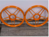 17 inch Grimeca stervelg 17x1.35 Puch Maxi oranje KTM (set)