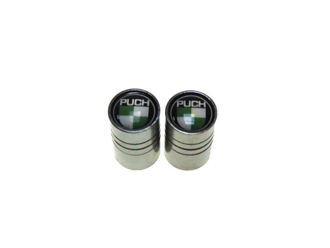 Valve caps set Puch Logo oil barrel aluminium product