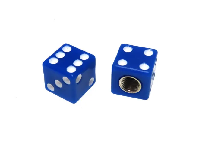 Valve Caps set dice blue product