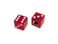 Valve Caps set dice red