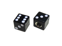 Valve Caps set dice black