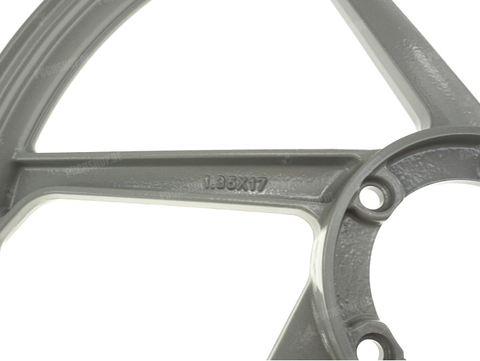 17 inch Fast Arrow Sport-1 star wheel 17x1.35 Puch Maxi / X30 / X50 nardo grey